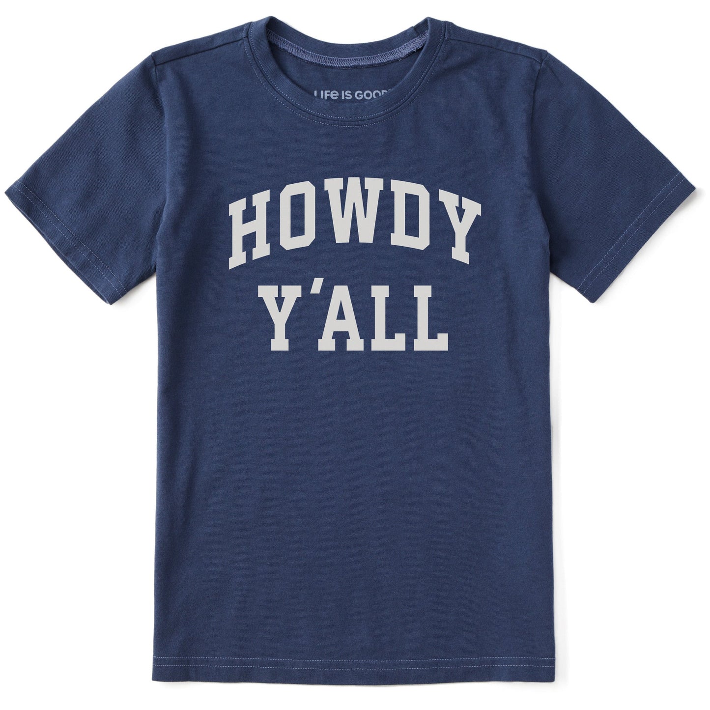 Kids Howdy Y'all Arch Short Sleeve Crusher Tee