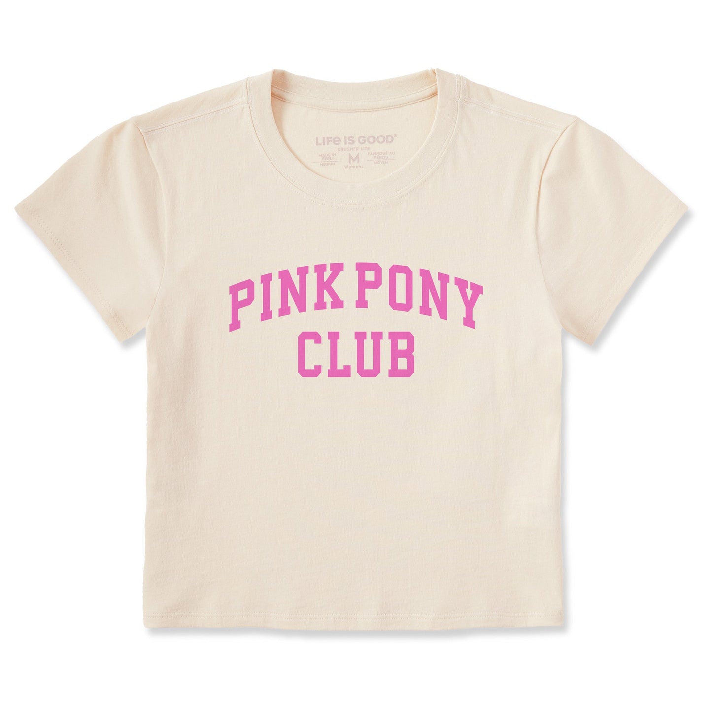 Women's Pink Pony Club Arch Crusher-LITE Shrunken Tee