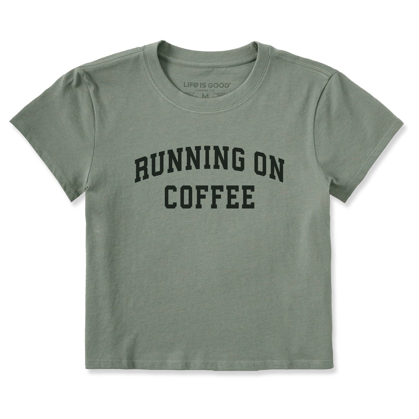 Women's Running on Coffee Arch Crusher-LITE Shrunken Tee