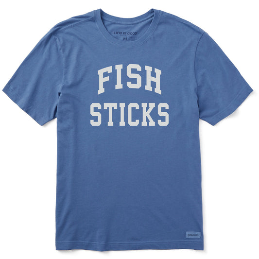 Men's Fish Sticks Arch Short Sleeve Crusher Tee