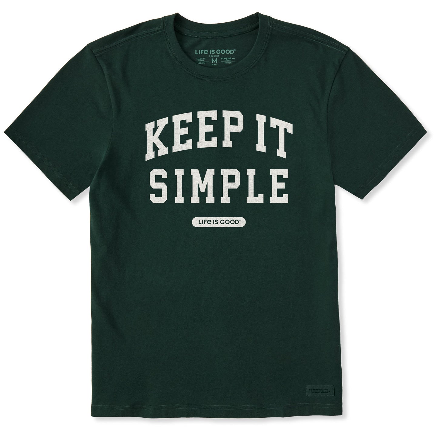 Men's Keep it Simple Arch Short Sleeve Crusher Tee