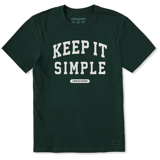Men's Keep it Simple Arch Short Sleeve Crusher Tee