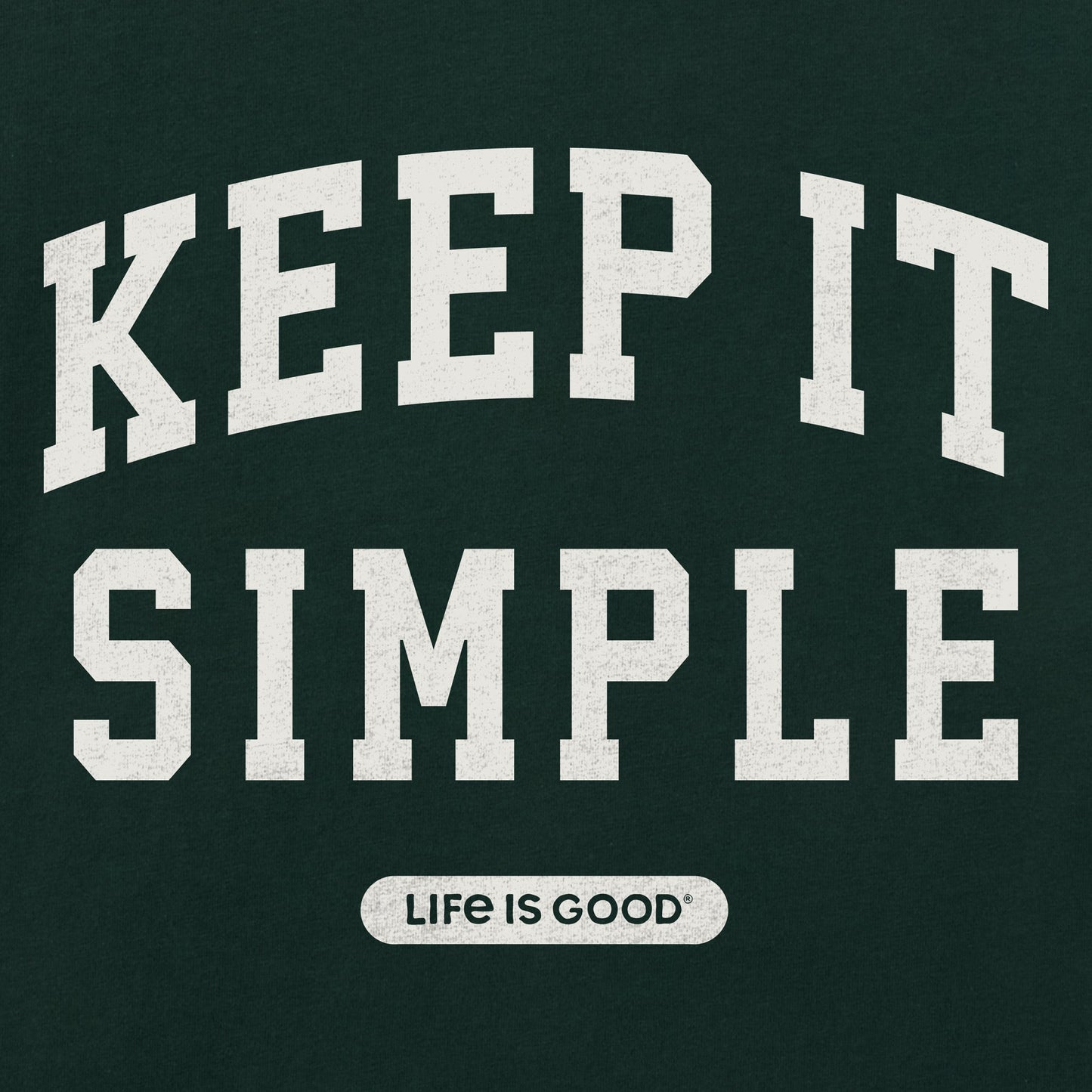 Men's Keep it Simple Arch Short Sleeve Crusher Tee