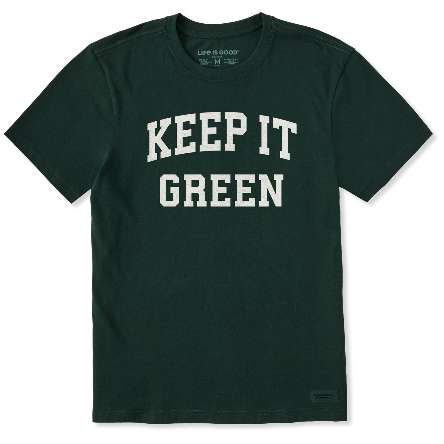 Men's Keep it Green Arch Short Sleeve Crusher Tee