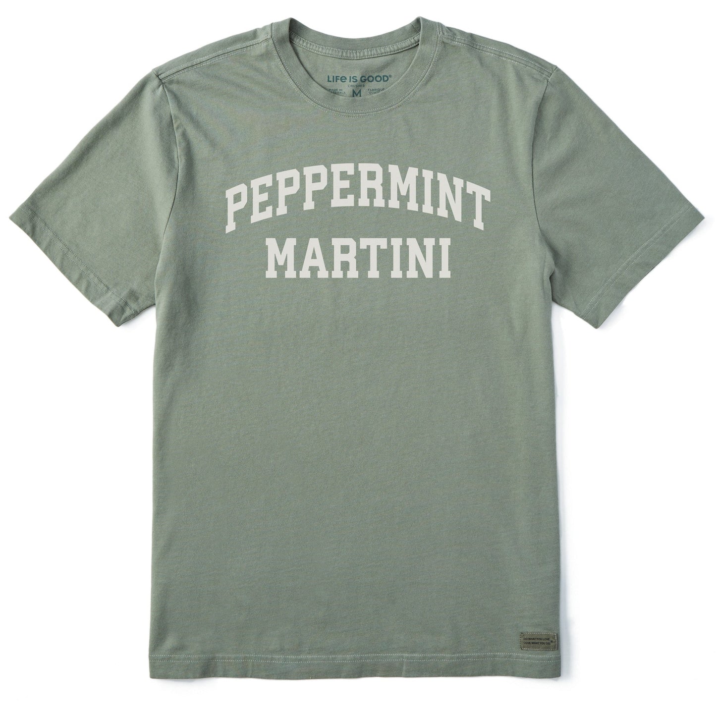 Men's Peppermint Martini Arch Short Sleeve Crusher Tee