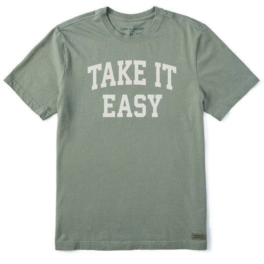 Men's Take it Easy Arch Short Sleeve Crusher Tee