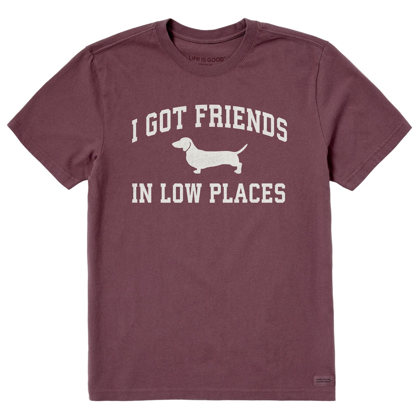 Men's I Got Friends Arch Short Sleeve Crusher Tee