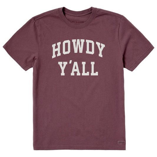 Men's Howdy Y'all Arch Short Sleeve Crusher Tee