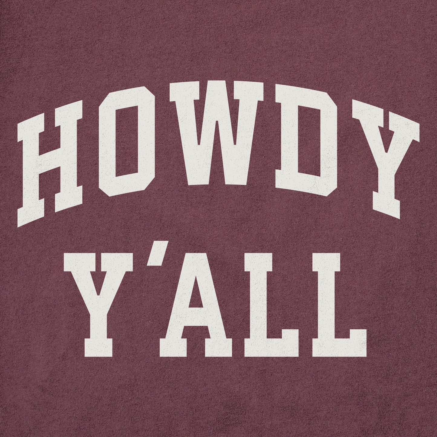 Men's Howdy Y'all Arch Short Sleeve Crusher Tee