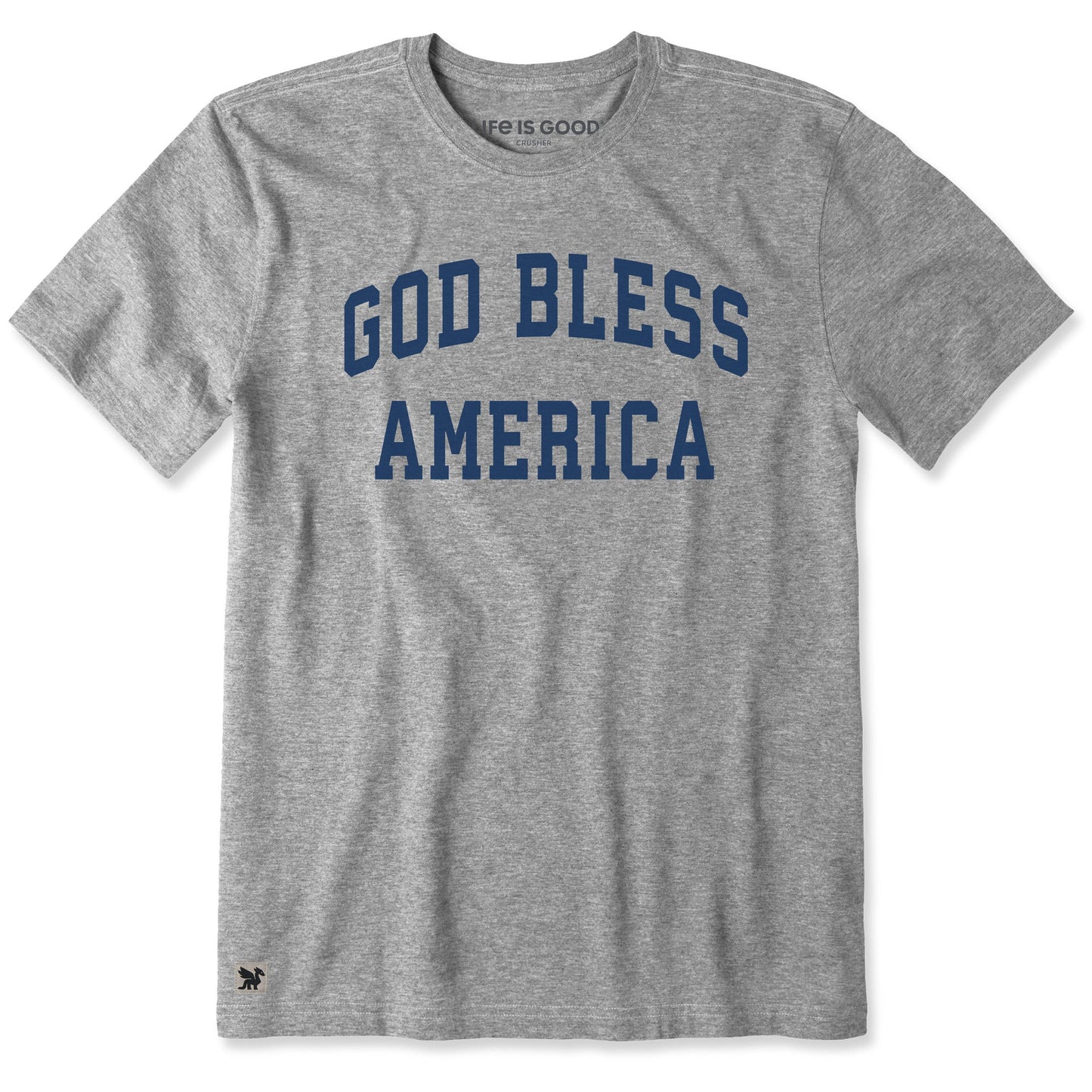 Men's God Bless America Arch Short Sleeve Crusher Tee