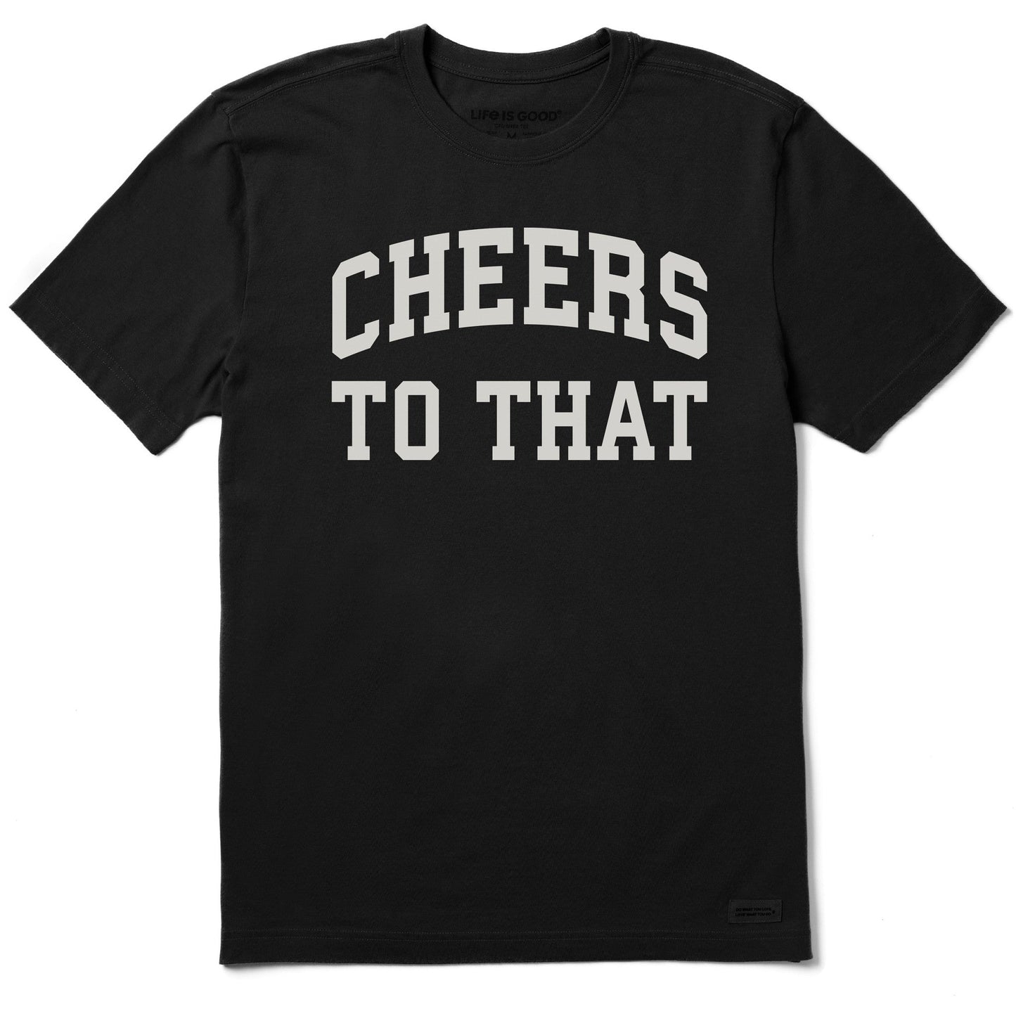 Men's Cheers to That Arch Short Sleeve Crusher Tee