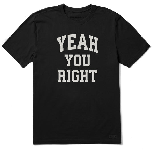 Men's Yeah You Right Arch Short Sleeve Crusher Tee