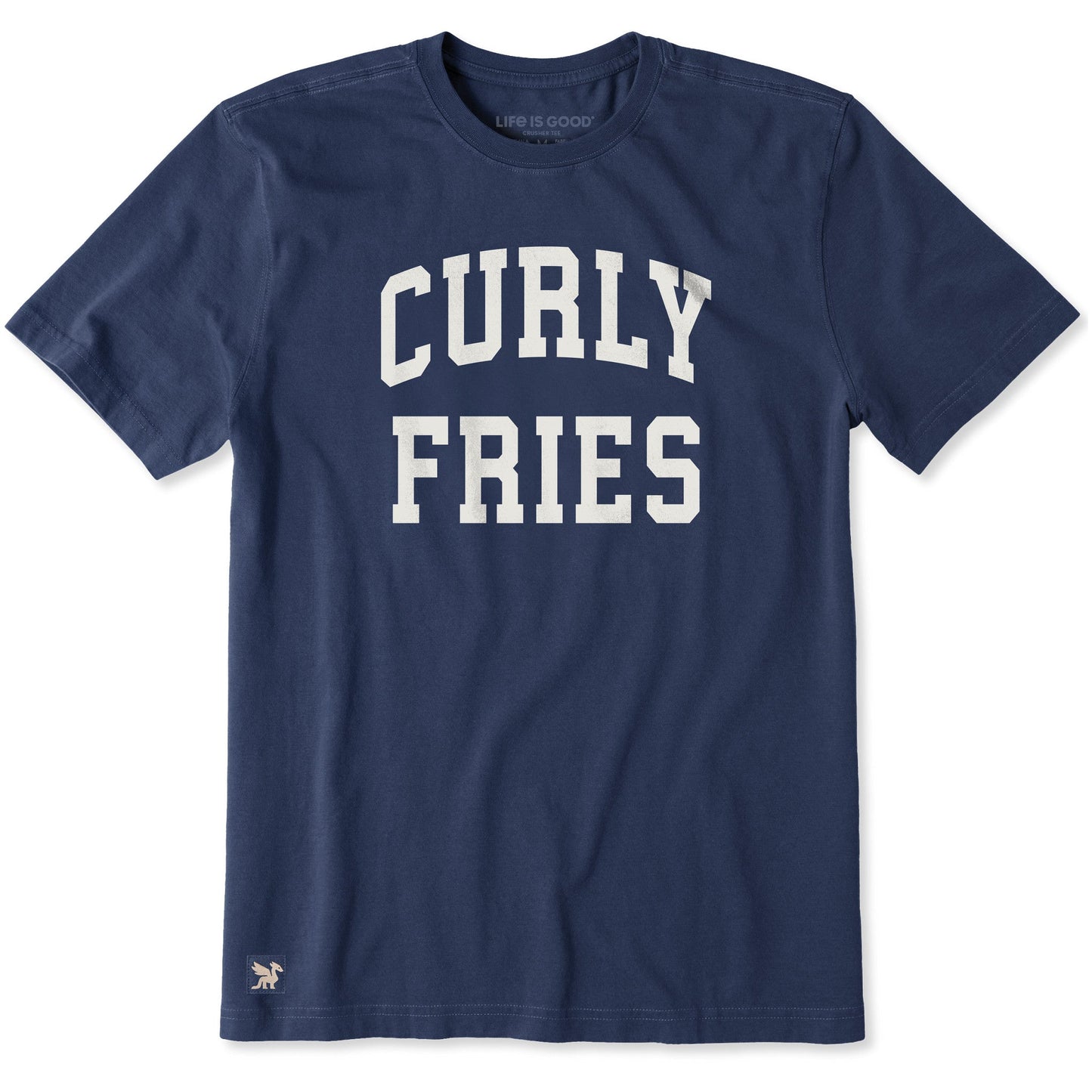 Men's Curly Fries Arch Short Sleeve Crusher Tee