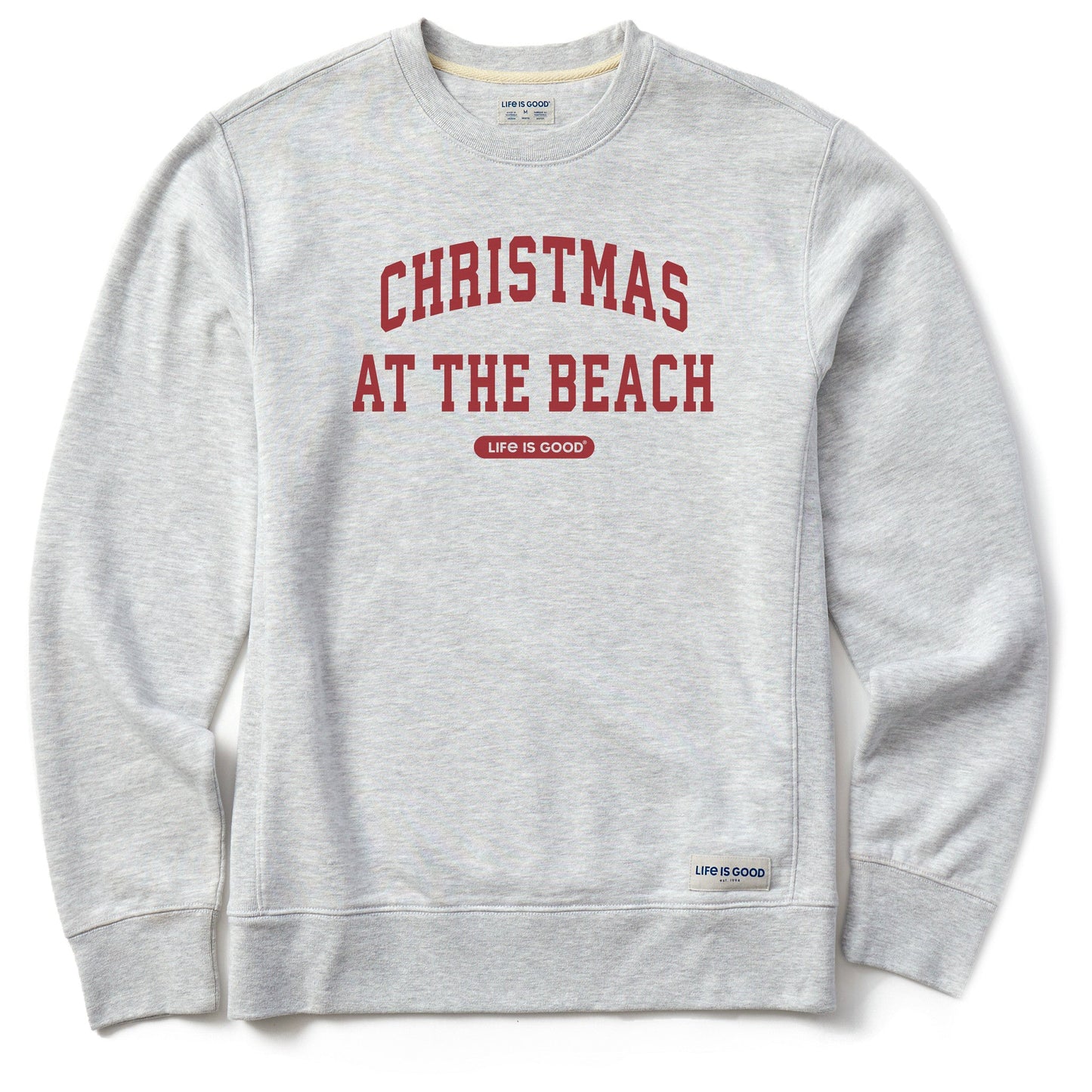 Men's Christmas at the Beach Arch Simply True Fleece Crew