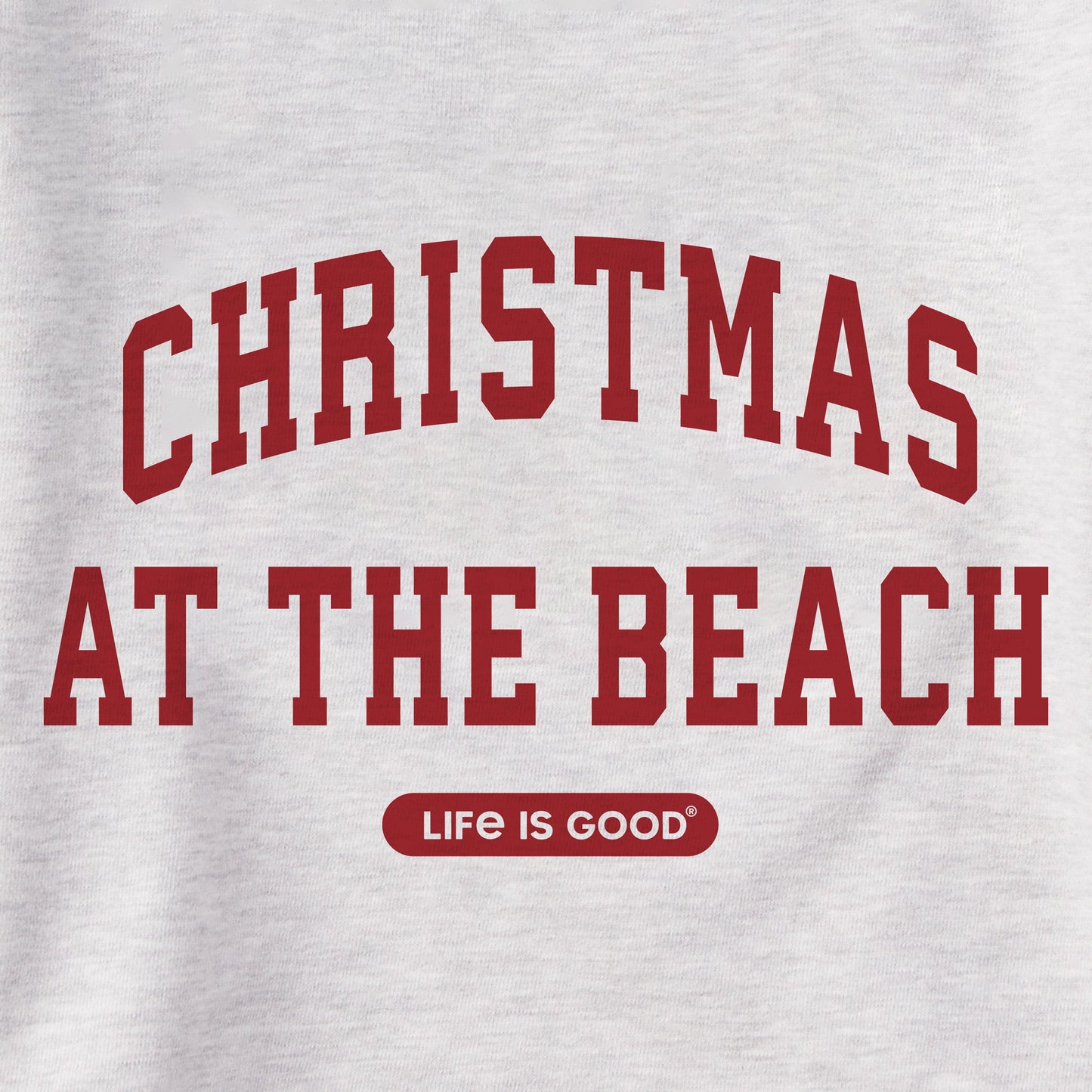 Men's Christmas at the Beach Arch Simply True Fleece Crew