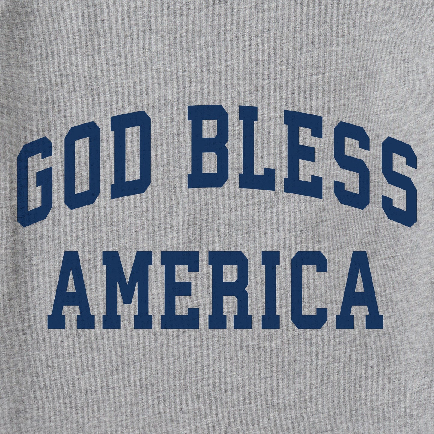 Kids God Bless America Arch Long Sleeve Crusher Tee