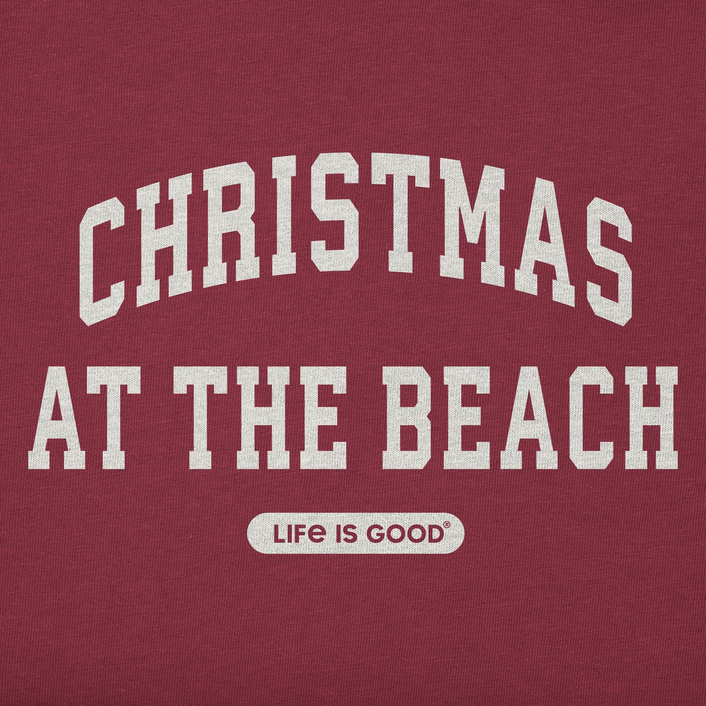 Women's Christmas at the Beach Arch Simply True Fleece Crew