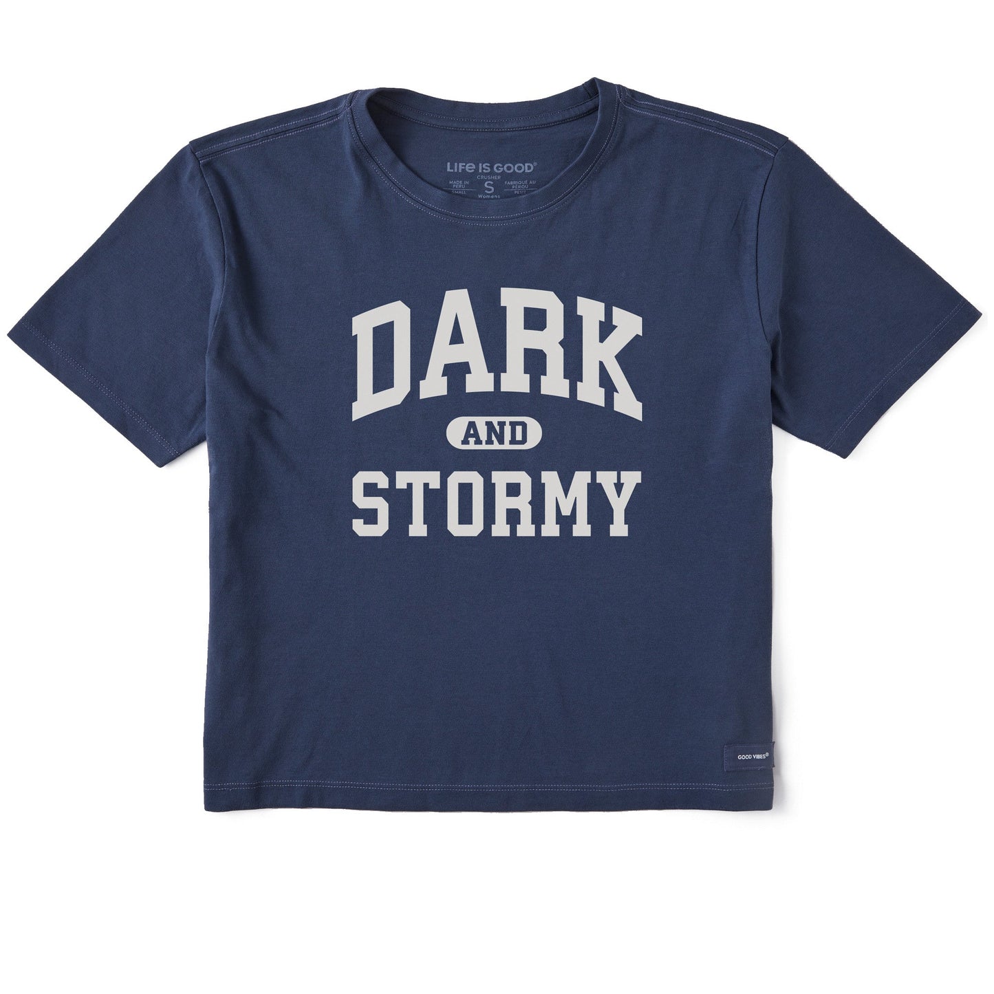 Women's Dark and Stormy Arch Short Sleeve Crusher Boxy Tee