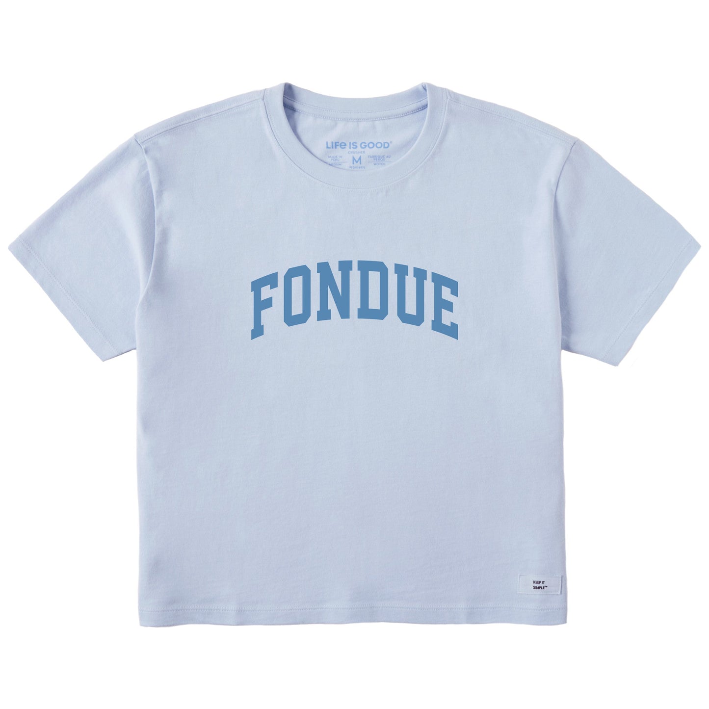 Women's Fondue Arch Short Sleeve Crusher Boxy Tee