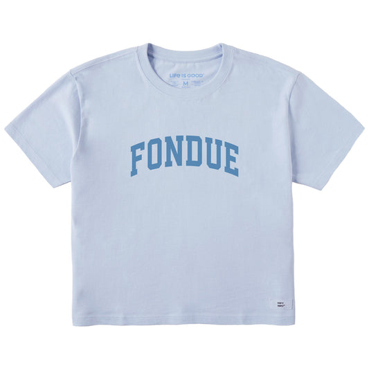 Women's Fondue Arch Short Sleeve Crusher Boxy Tee