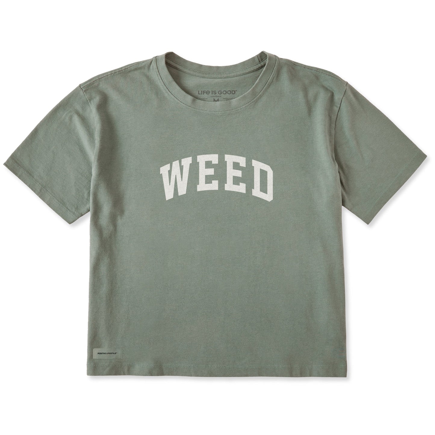 Women's Weed Arch Short Sleeve Crusher Boxy Tee