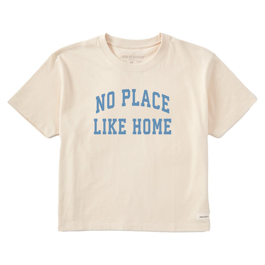 Women's No Place Like Home Arch Short Sleeve Crusher Boxy Tee