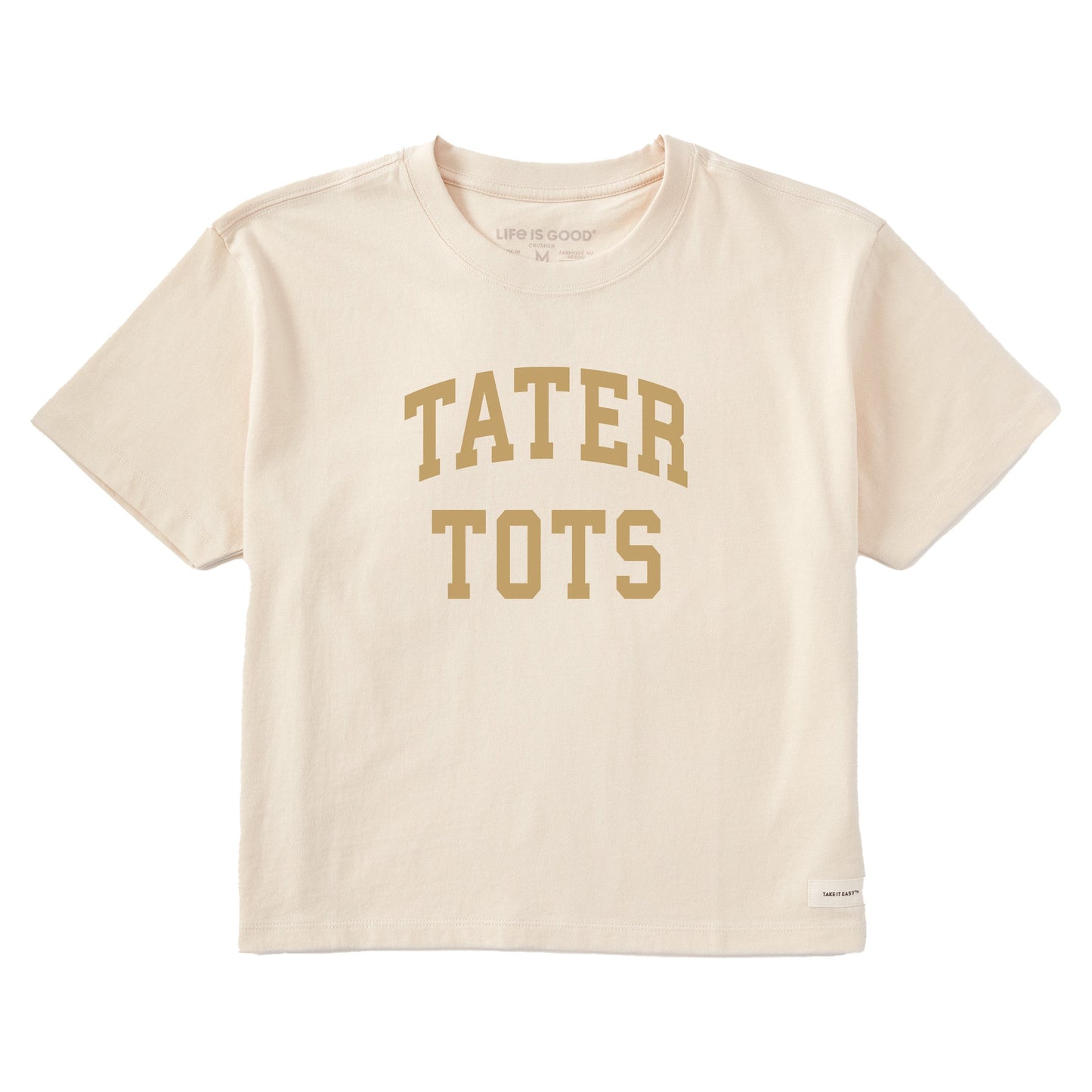 Women's Tater Tots Arch Short Sleeve Crusher Boxy Tee