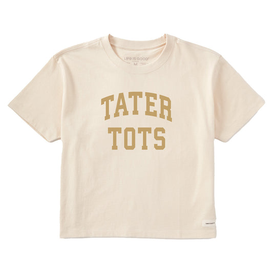 Women's Tater Tots Arch Short Sleeve Crusher Boxy Tee