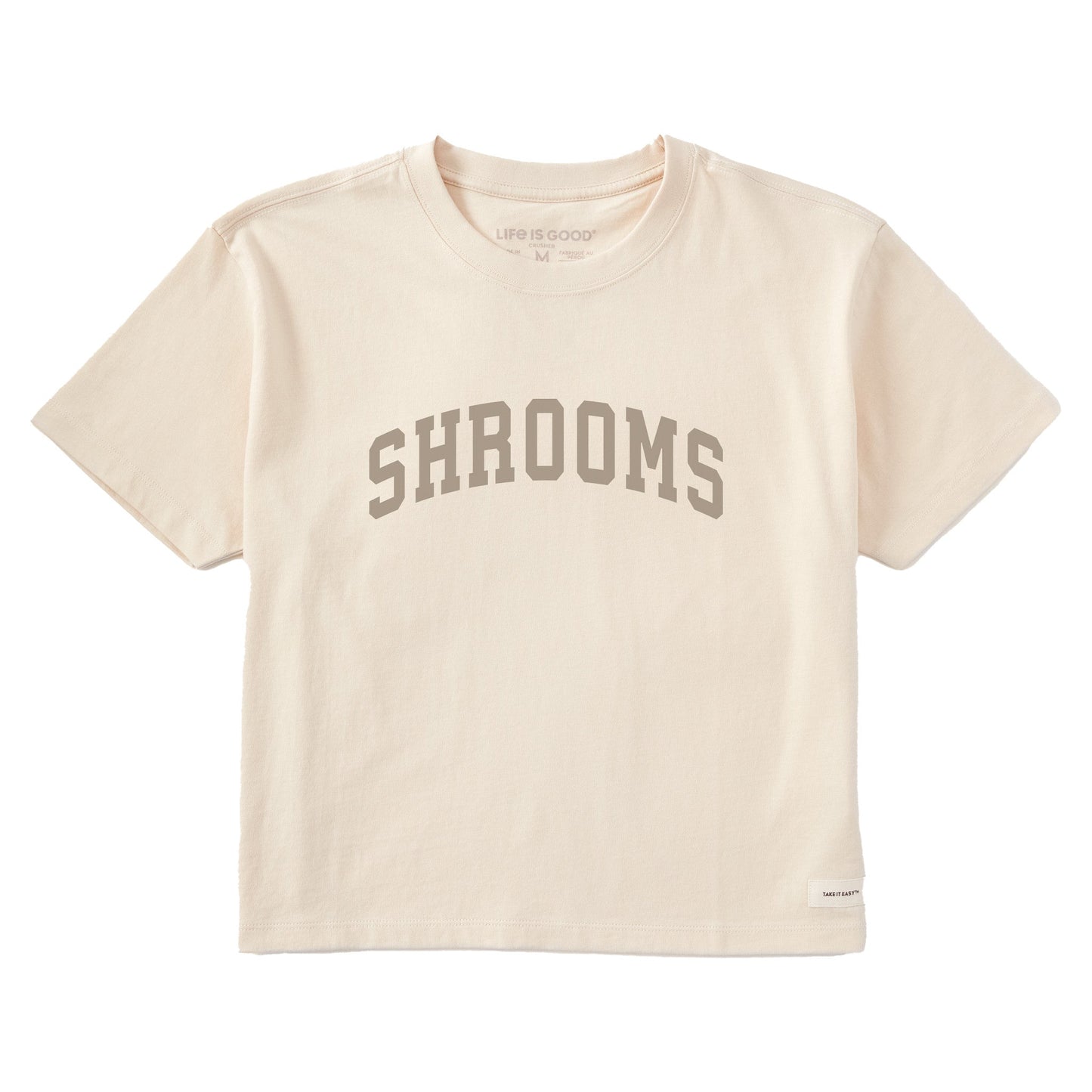 Women's Shrooms Arch Short Sleeve Crusher Boxy Tee