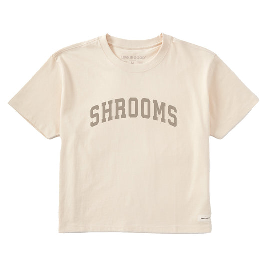 Women's Shrooms Arch Short Sleeve Crusher Boxy Tee