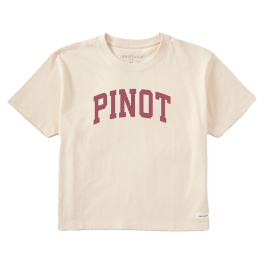 Women's Pinot Arch Short Sleeve Crusher Boxy Tee
