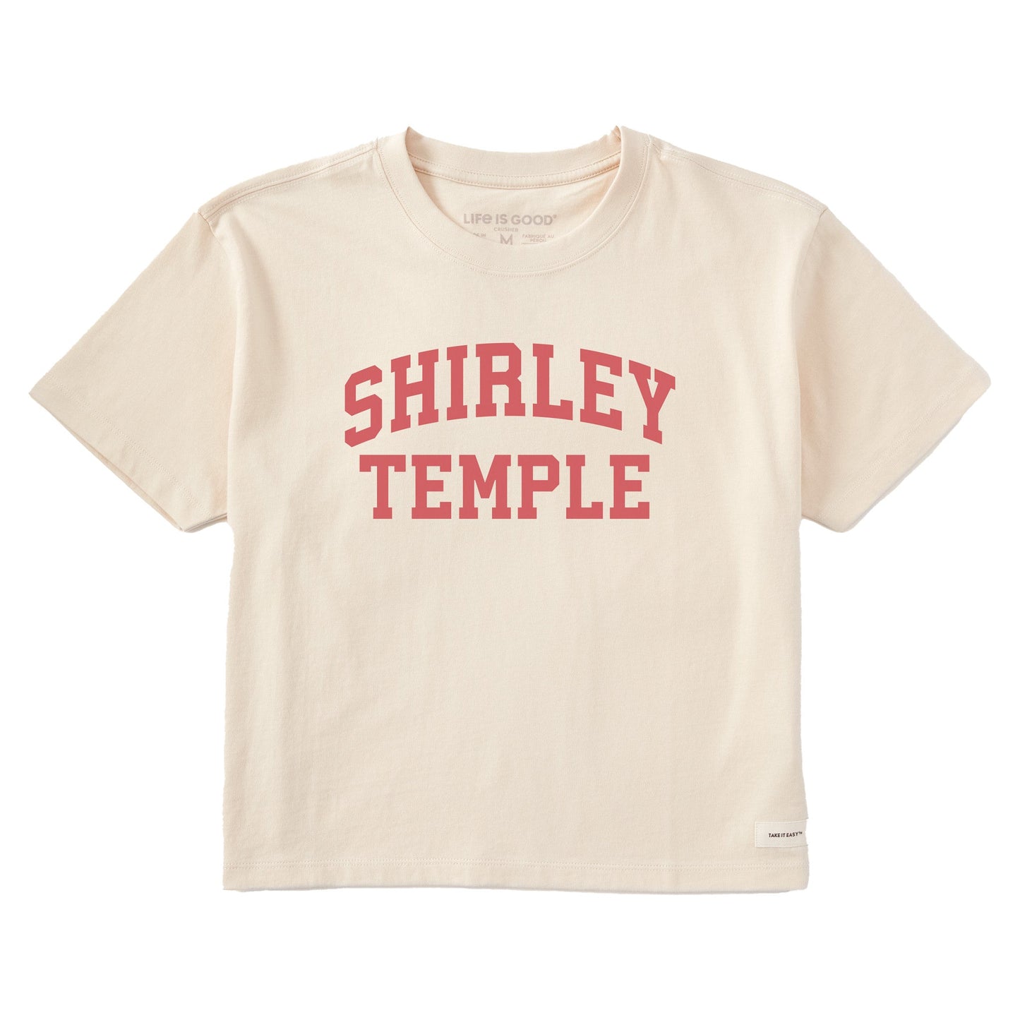 Women's Shirley Temple Arch Short Sleeve Crusher Boxy Tee