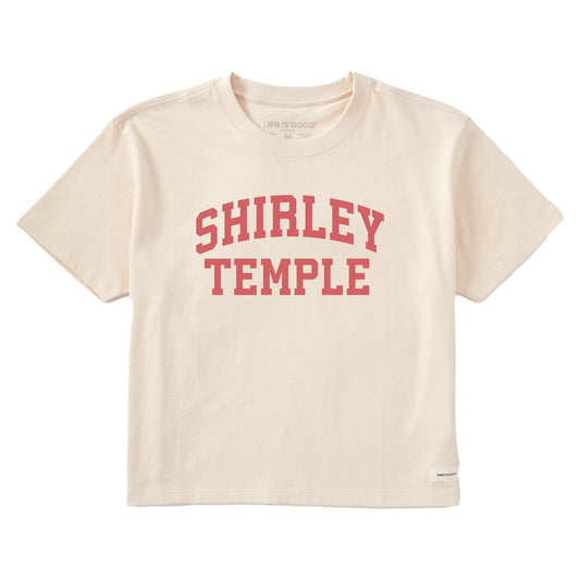 Women's Shirley Temple Arch Short Sleeve Crusher Boxy Tee