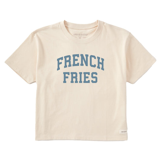 Women's French Fries Arch Short Sleeve Crusher Boxy Tee