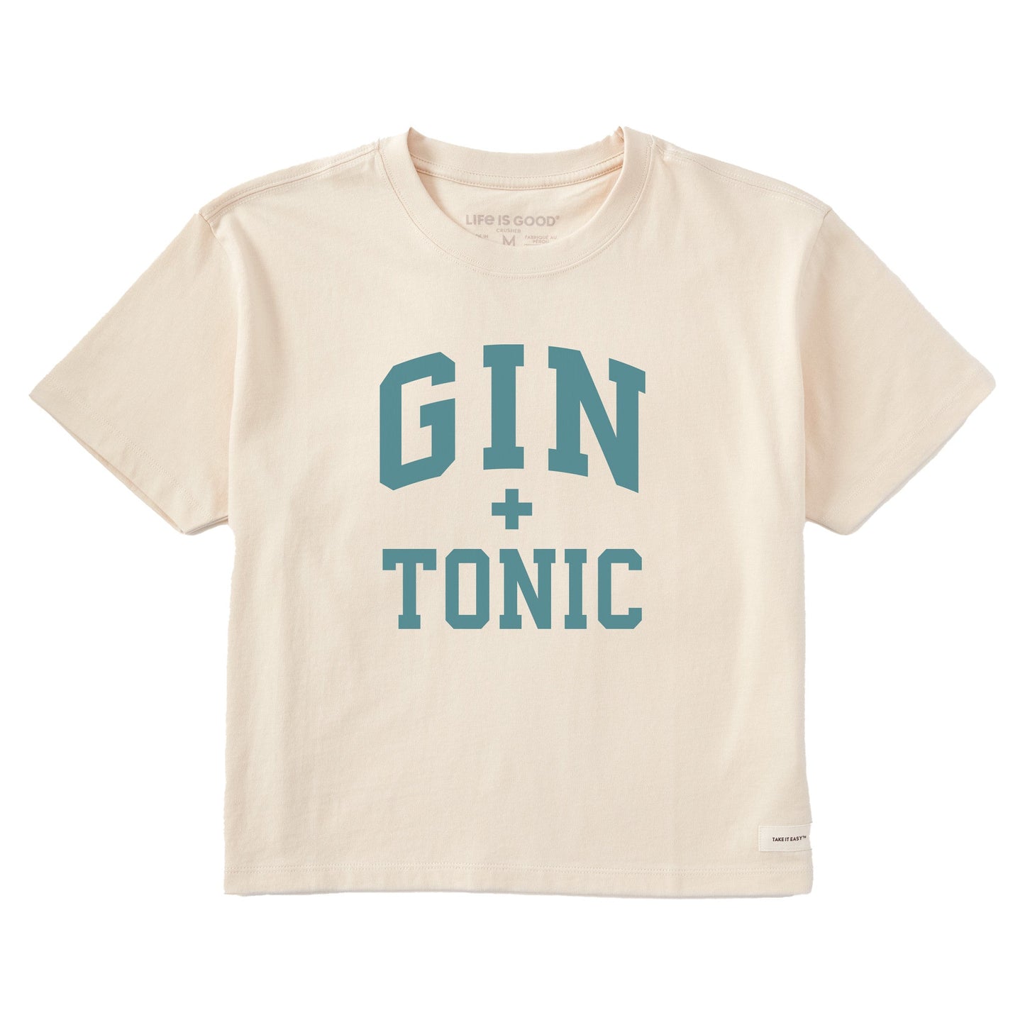 Women's Gin + Tonic Arch Short Sleeve Crusher Boxy Tee