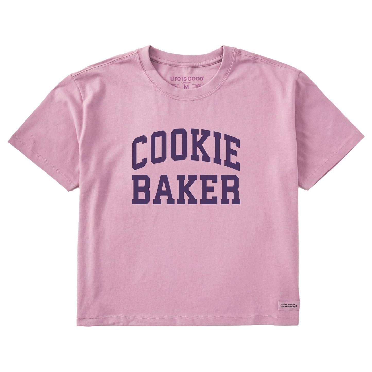 Women's Cookie Baker Arch Short Sleeve Crusher Boxy Tee