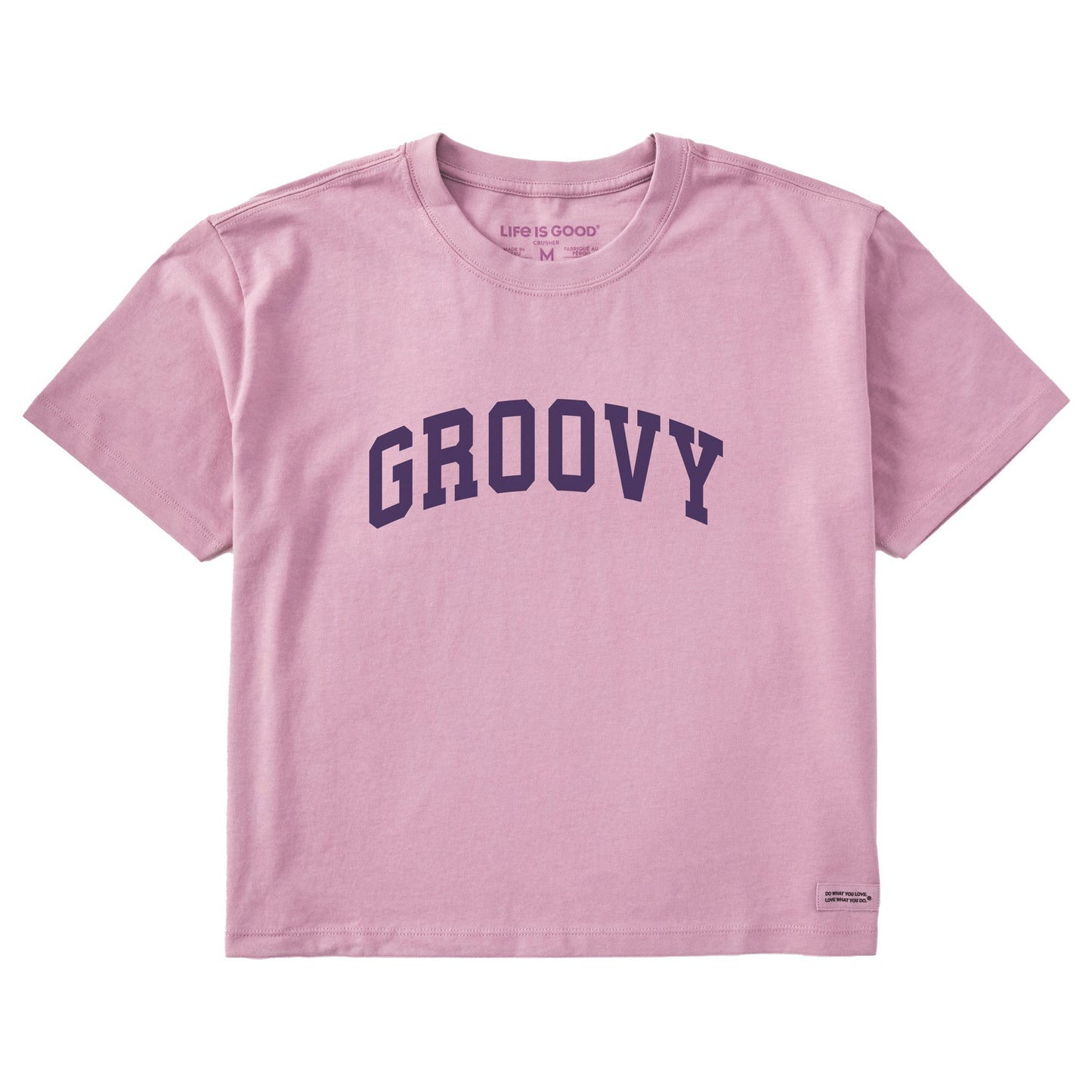 Women's Groovy Arch Short Sleeve Crusher Boxy Tee