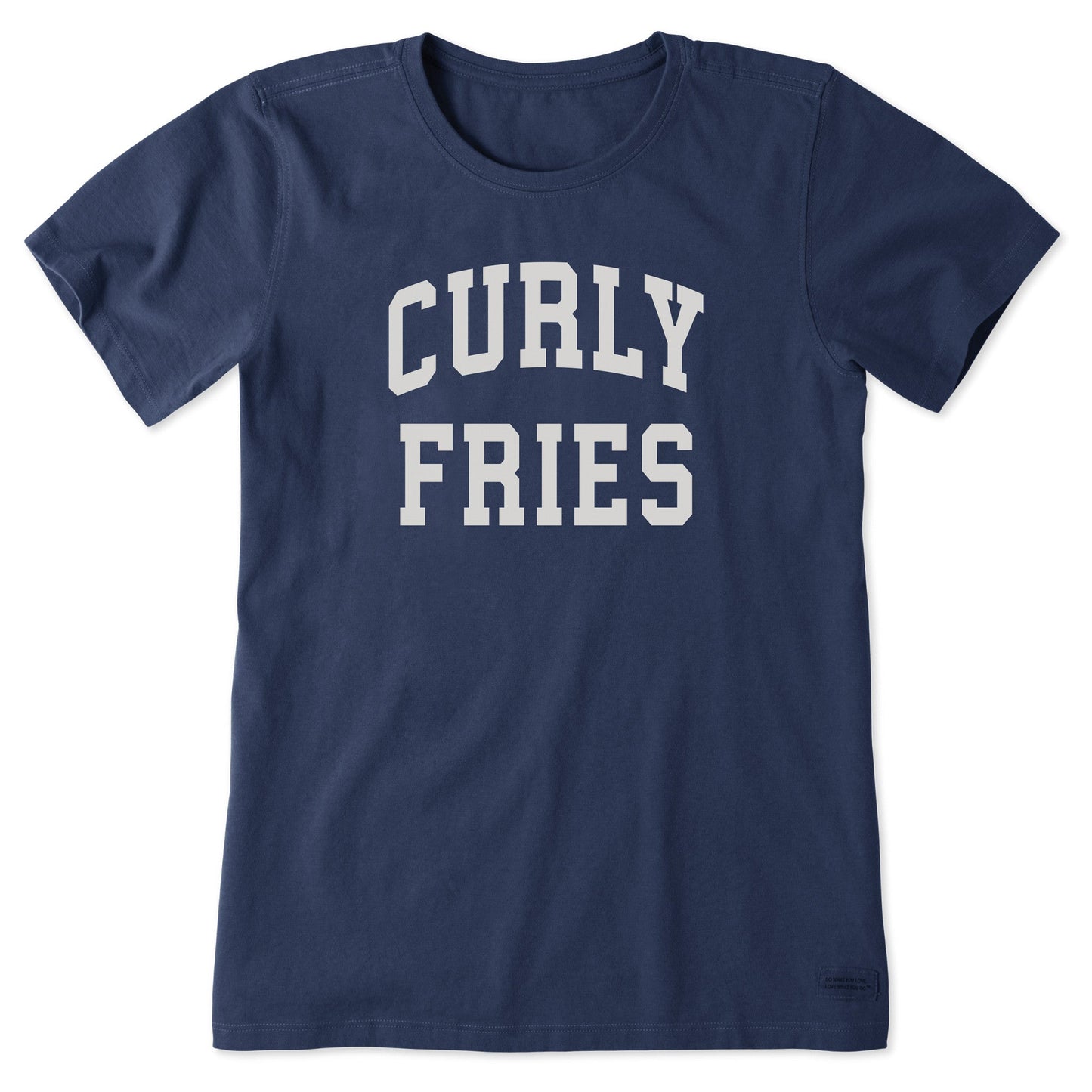 Women's Curly Fries Arch Short Sleeve Crusher Tee