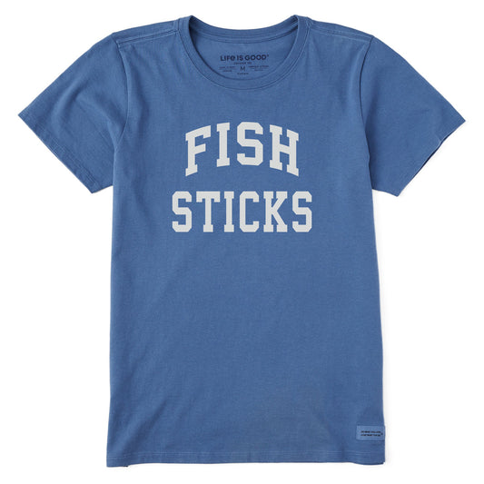 Women's Fish Sticks Arch Short Sleeve Crusher Tee