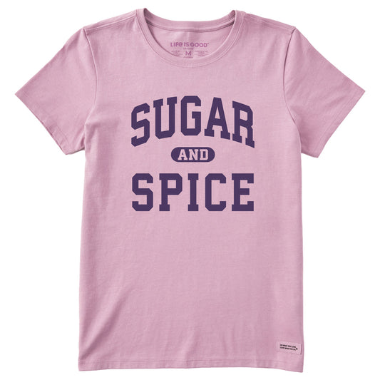 Women's Sugar and Spice Arch Short Sleeve Crusher Tee