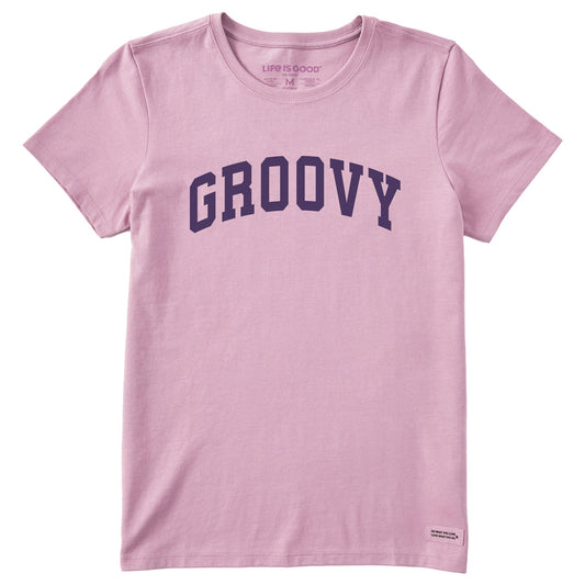 Women's Groovy Arch Short Sleeve Crusher Tee