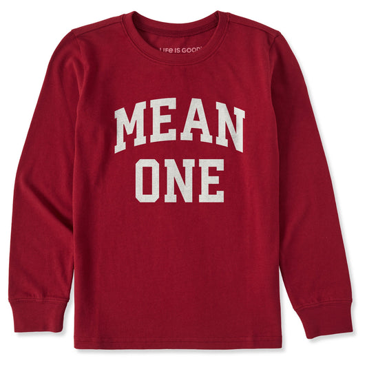 Kids Mean One Arch Long Sleeve Crusher Tee