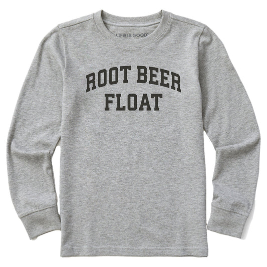 Kids Root Beer Float Arch Long Sleeve Crusher Tee