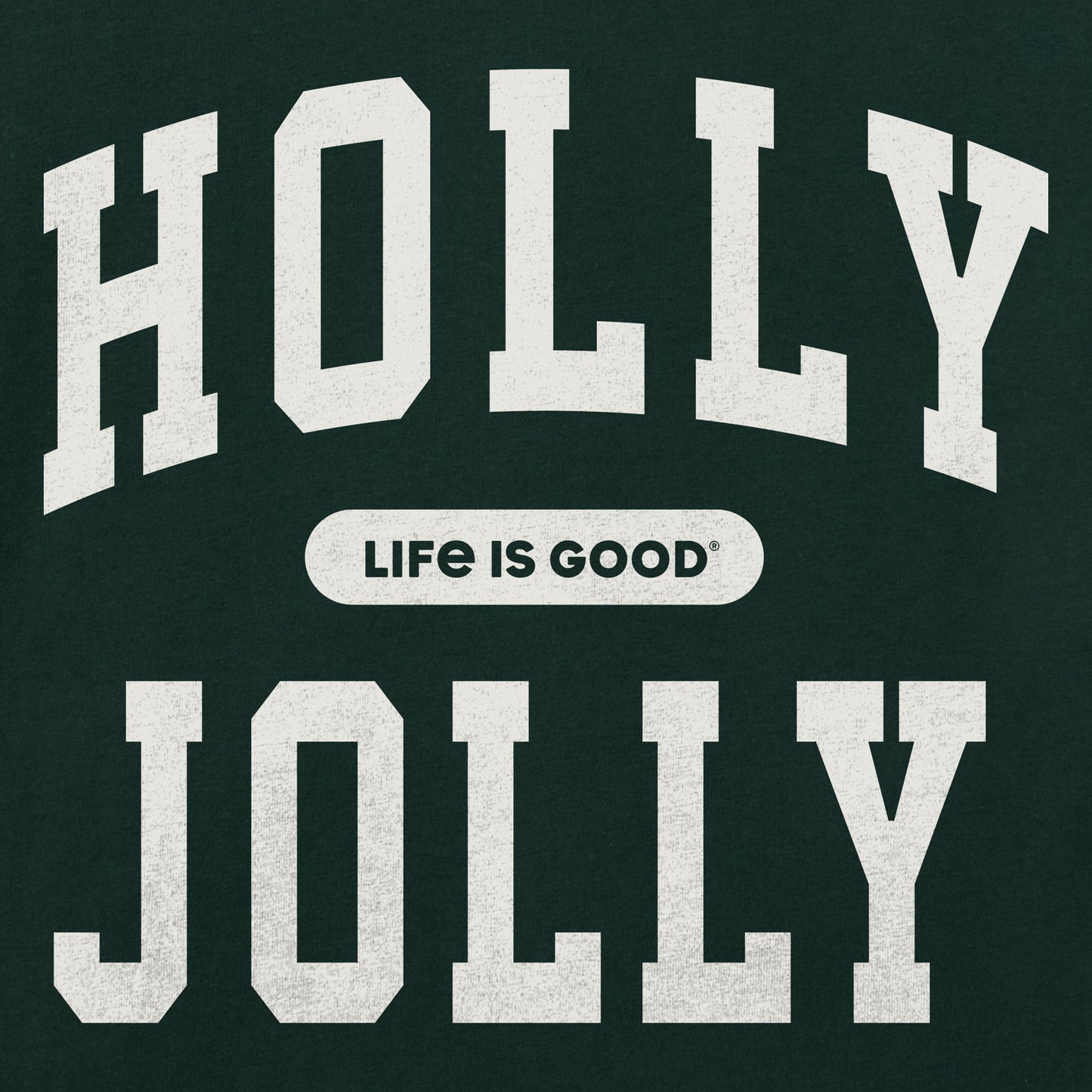 Kids Holly Jolly Arch Long Sleeve Crusher Tee