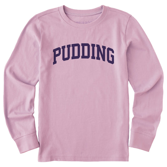 Kids Pudding Arch Long Sleeve Crusher Tee