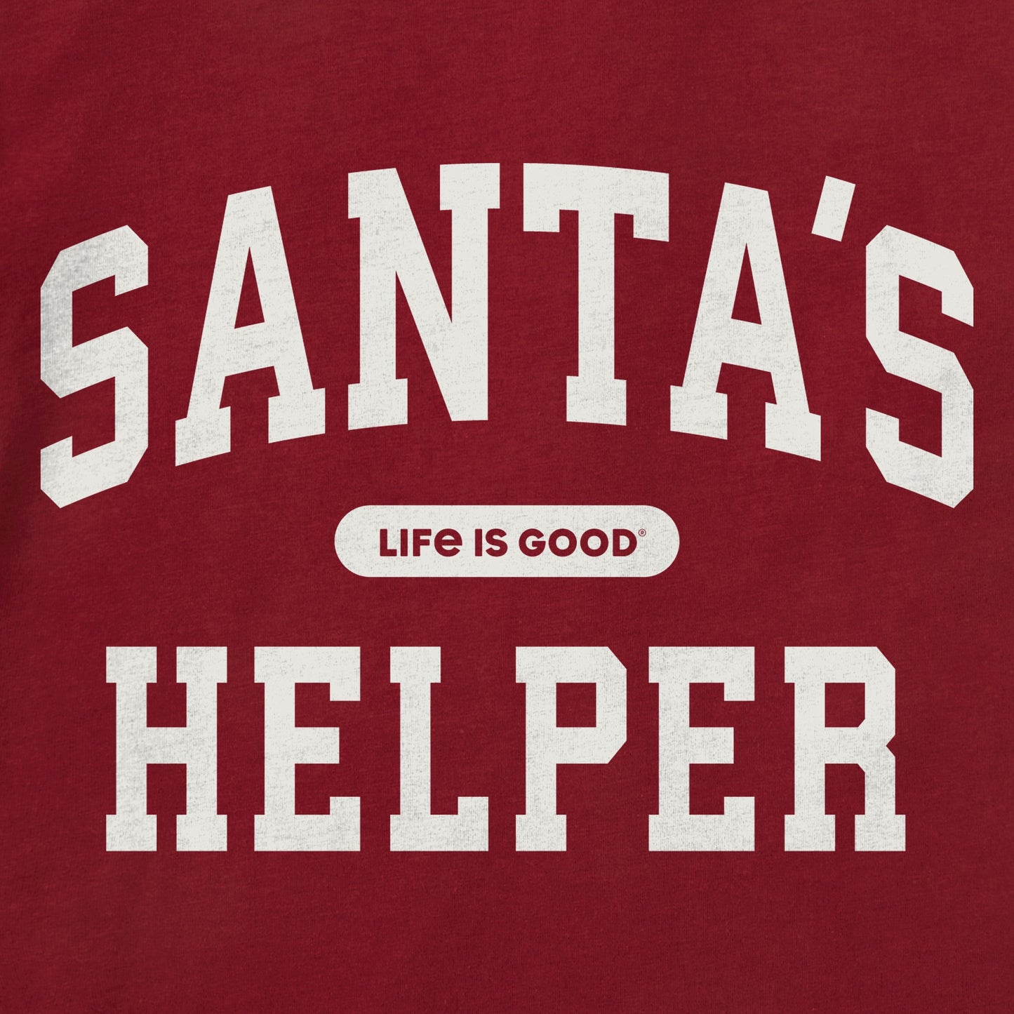 Toddler Santa's Helper Arch Short Sleeve Crusher Tee