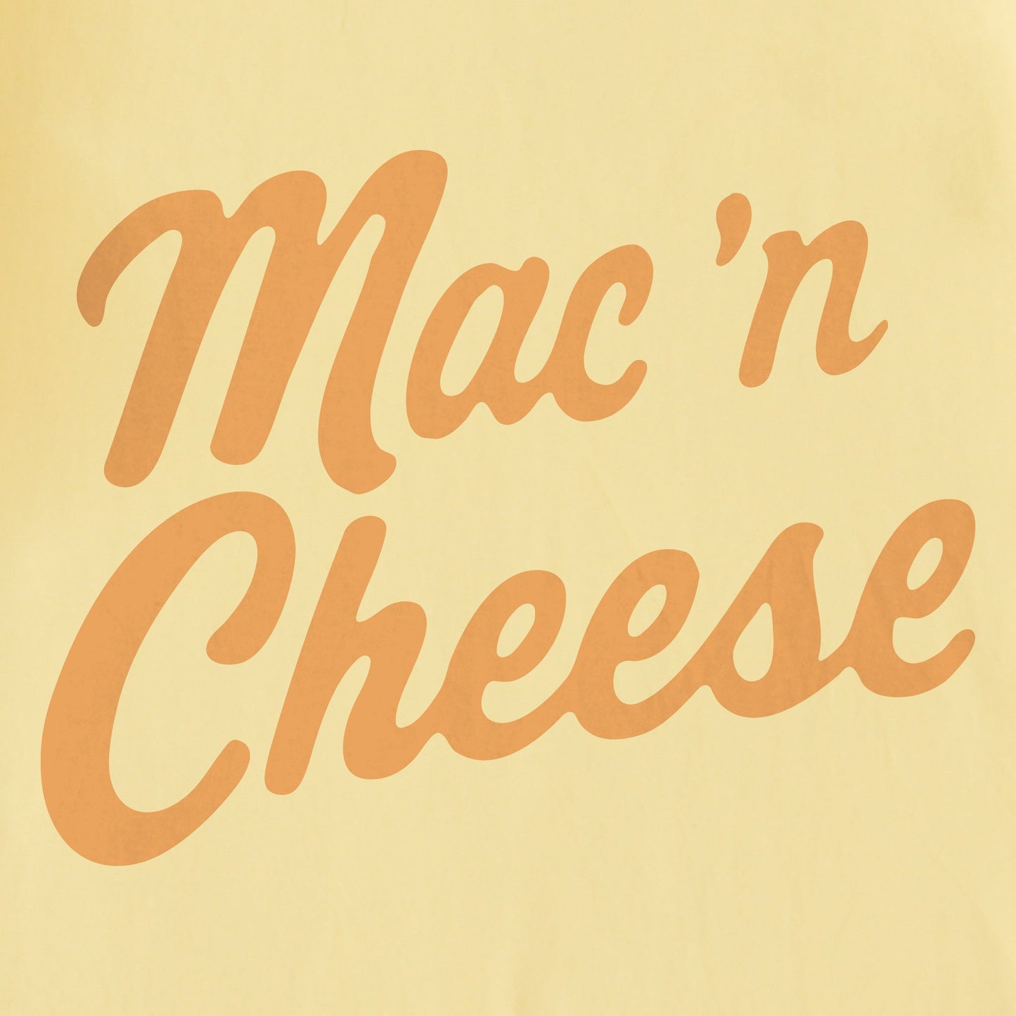 Kids Mac 'n Cheese Script Short Sleeve Crusher Tee