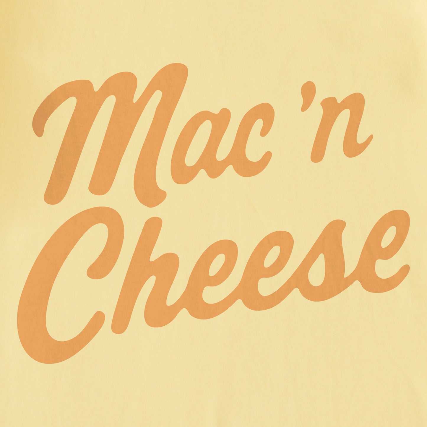 Men's Mac 'n Cheese Script Short Sleeve Crusher Tee