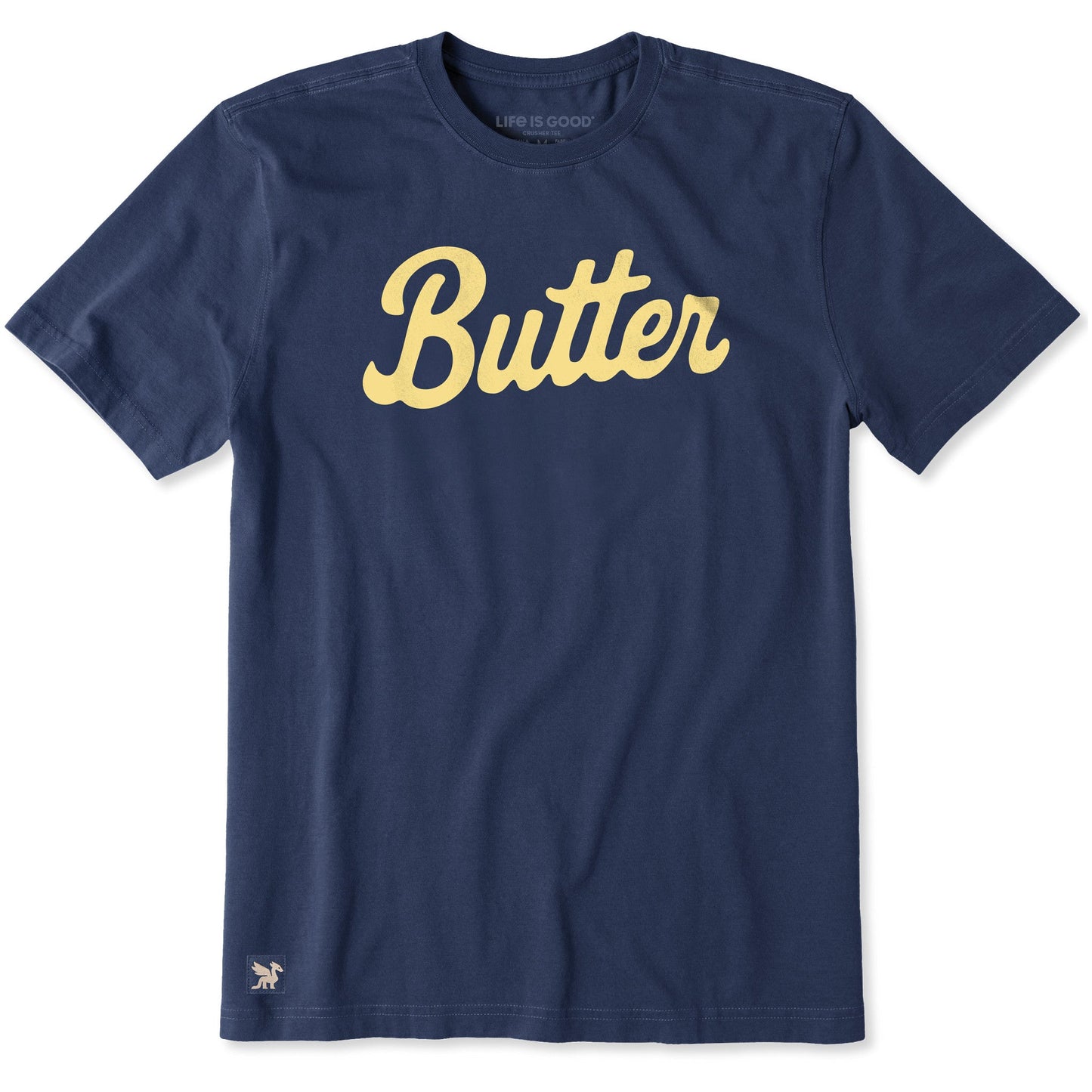 Men's Butter Script Short Sleeve Crusher Tee