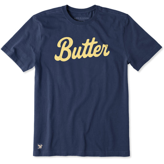 Men's Butter Script Short Sleeve Crusher Tee